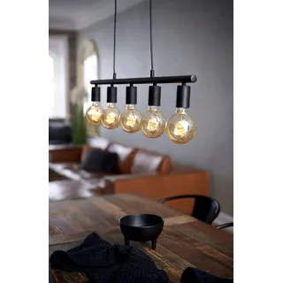 Pendelleuchte NORDLUX "Paco" Lampen Gr. Höhe: 11,50 cm, schwarz Pendelleuchten und Hängeleuchten minimalistisches industrielles Design, Parallelschaltung möglich