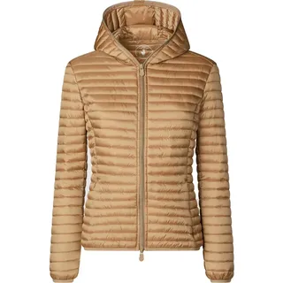Save The Duck Alexa Hooded Jacket D33620W Iris18 Damen Kapuzen Jacke (Biscuit Beige (40001), L(3)) - L