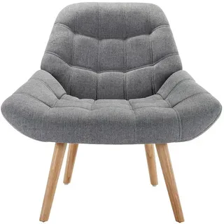 vente-unique Sessel Luosto Polyester 87 x 83 x 79 cm Grau