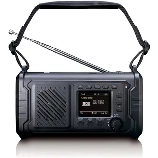 Lenco PDR-200BKEX Notfallradio schwarz