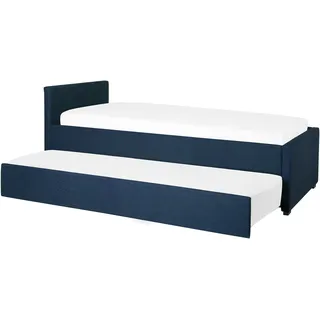 Beliani Marmande 80 x 200 cm Marineblau