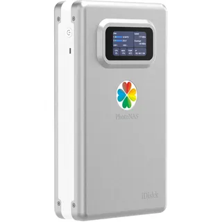 iDiskk NAS Netzwerkspeicher 1TB, Cloud-Speichergerät mit HDD, Fernzugriff, Auto-Backup, Geräteübergreifende Synchronisation