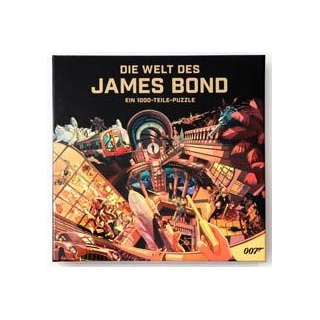 Laurence King Puzzle Die Welt des James Bond, 1000 Puzzleteile, Made in Europe bunt
