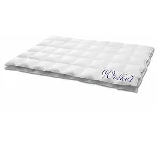 HANSKRUCHEN HANSKRUCHEN® Wolke 7 Bettdecke 135x200 cm - Medium - Made in Germany Kassettendecke aus 100% Baumwolle - Allergiker geeignet