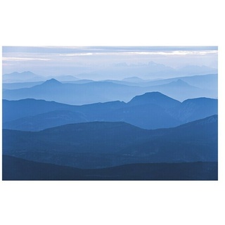 Komar Infinity Fototapete Blue Mountain  (4 -tlg., B x H: 400 x 250 cm, Vlies)