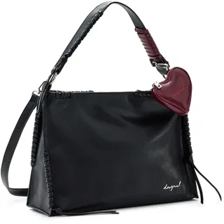 DESIGUAL Torio Schultertasche Polyurethan Black
