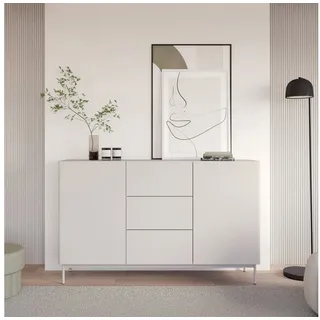 Selsey Sideboard 160 x 90 x 38,6 cm Kaschmir / Schwarz