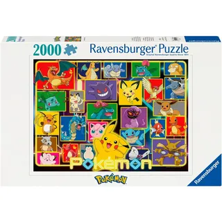 Ravensburger Erwachsenenpuzzle 2000 Teile - Leuchtende Pokémon
