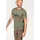 T-Shirt Dunkelgrün Schwarz XXL