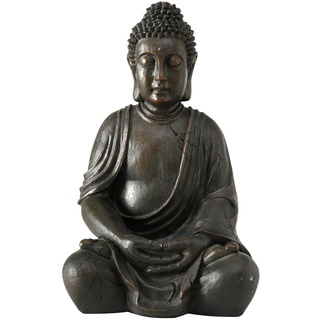 Buddha Figur Garten Außen Dekoration Kunstharz Skulptur braun Wohn Zimmer Statue Boltze 2445800