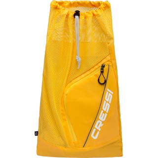 Cressi Unisex-Adult Sumba Bag XL Sportrucksack mit Netz, Gelb, 25 LT