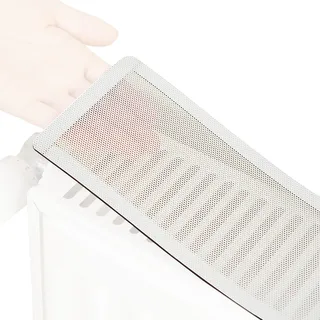 Heizkörperverkleidung Heizung Pvc Verkleidung Heizkörperabdeckung Heizungsabdeckung Oben Heizungsgitter Heizungsverkleidung Magnetisch Heizkörper Gitter Abdeckung Oben(120x15 cm)