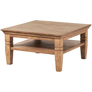 MASSIVMOEBEL24.DE Couchtisch Toulouse Beige Mangoholz 85 x 45 x 85 cm