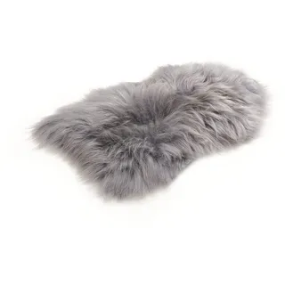 Cakla Lammfell Echt 120-130 cm - Schaffell Echt Groß - Fellteppich - Weich und Flauschig - Fell für Stühle - Lammfell Teppich - 100% Bio - Schafsfelle - Dekofell - Schafsfell Felle - Deko Fell