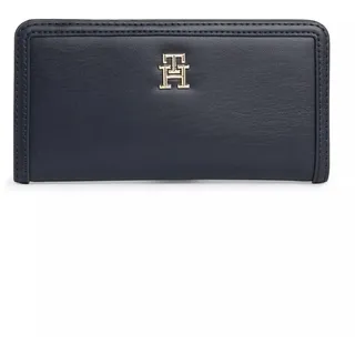 Tommy Hilfiger Monotype Large Slim Geldbörse Damen blau