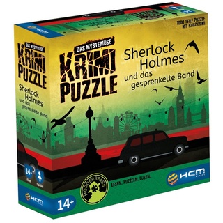 HCM KINZEL Puzzle Das mysteriöse Krimi Puzzle Sherlock Holmes, Puzzleteile