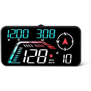Large Screen Car Head up Display, KM/H und MPH, GPS Tachometer, mit