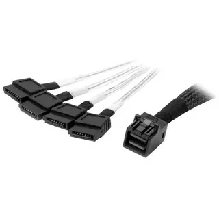 Startech Internes Mini-SAS auf SATA Cable - SFF-8643 to 4x SATA - SATA- / SAS cable - 1 m
