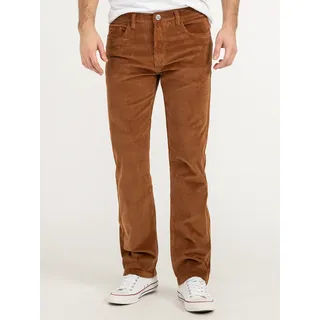 Rock Creek Cordhose Regular Fit Terracotta W33/L32