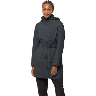 Jack Wolfskin Norden Port Coat W Mantel, Phantom, 36
