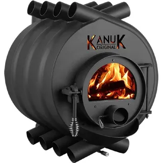 Kanuk Original Warmluftofen Stahl Schwarz