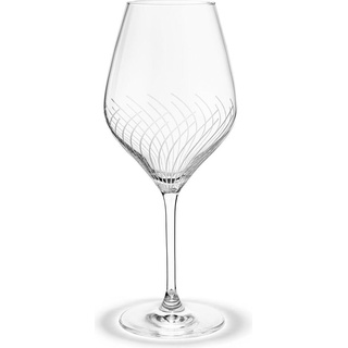 Holmegaard Cabernet Lines Rotweinglas, Weingläser, Transparent