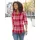 Flanellbluse mehrfarbig 54