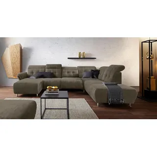 Home Affaire Wohnlandschaft Mikrofaser 2-Sitzer Braun