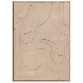 ATMOSPHERA CREATEUR D'INTERIEUR Atmosphera - 3D-wanddeko Azra beige 50x70cm
