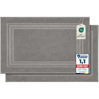 Komfortec Duschvorleger Silber 50 x 70 cm