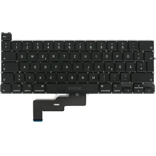 Bucom A2289 Tastatur kompatibel mit Apple MacBook Pro Retina 13" 2020 EMC 3456 deutsch