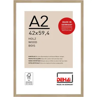 DEHA DESIGN Bilderrahmen Holz Bilderrahmen Fontana, (1 St) 42 x 59.4 cm (Din A2)