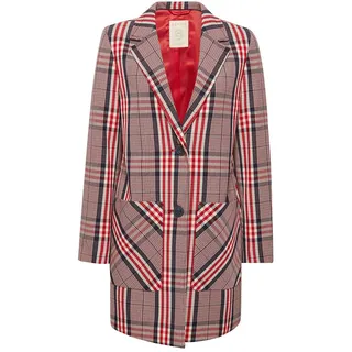 ESPRIT Damen 029EE1G010 Mantel, per Pack Rot (RED 630), Small (Herstellergröße: S) - S