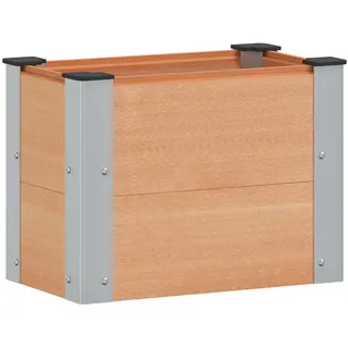 vidaXL Hochbeet 50 x 30 x 36 cm Braun