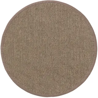 benuta Pure Sisal Teppich Greta Grau ø 150 cm rund - Naturfaserteppich aus Sisal