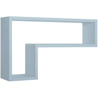 DEKORATIVER WANDREGAL FARBE BLAU MOD. LETTERA