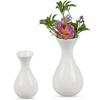 Blumenvase Porzellan Dekovase Vase Porzellan-Tischvase „Solo“ (H: 13 cm), 1 Stck. ieferumfange