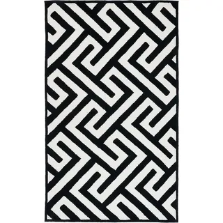 Ready Rugs Designteppich Labyrinth-Puzzle Kollektion schwarz 180 cm x 270 cm
