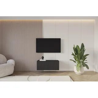 altdecor NOA-2 Lowboard 100 cm x 40 cm x 40 cm Schwarz Holz