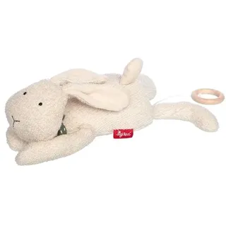 Sigikid 39847 - Mami Spieluhr Hase beige Vanilla, Baumwolle, Maße: 36x15x11cm, Babyspielzeug