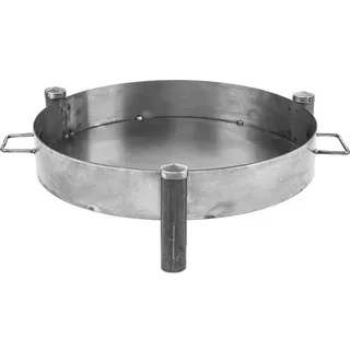 Browin- Massive Feuerschale 70 cm Stahl geschweißt - Robuste Feuerstelle für Garten & Terrasse - Design Lagerfeuer Gartenfeuer wetterfest - 330491