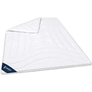 casimum Kamelhaardecke »LUXUS« – 100% Kamelhaar, Größe: 200x220 cm, warme Winterdecke, Bettdecke Kamelflaumhaar, casimum Weiß,