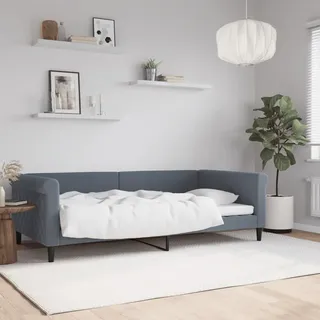 vidaXL Tagesbett 100 x 200 cm Dunkelgrau