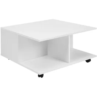 KADIMA DESIGN Rapido Weiß Holz 70 x 36 x 70 cm