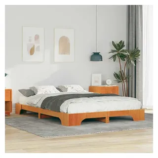 vidaXL Bettrahmen 140 x 220 cm Braun