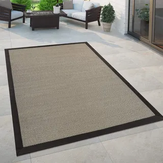 Paco Home Küchenläufer 80 x 150 cm Braun/Schwarz