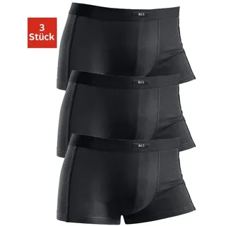 H.I.S. Boxershorts unifarben schwarz L 3er Pack