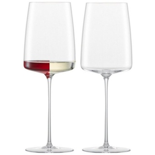 Zwiesel Glas Weinglas Simplify Weingläser 382 ml 2er Set, Glas weiß