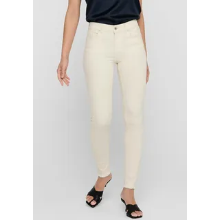 Only Blush Ankle Skinny Jeans in beiger Waschung-M-L34