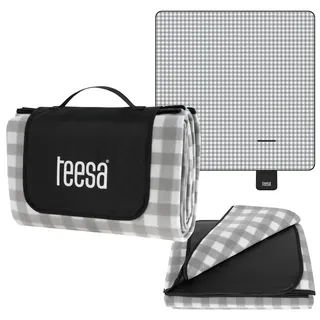 Teesa Picknickdecke grau 200 x 200 cm